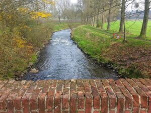 Startplaats Rimburg op de brug over de Worm