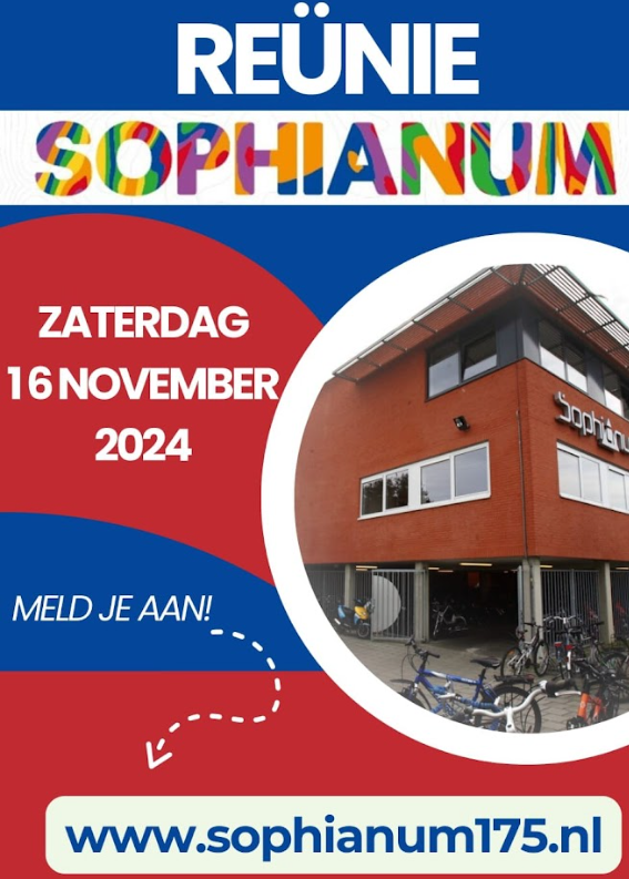 Sophianum organiseert grote reünie in jubileumjaar