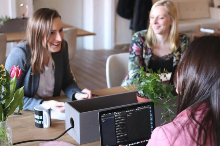 Foto door CoWomen: https://www.pexels.com/nl-nl/foto/vrouwen-in-een-vergadering-2041386/