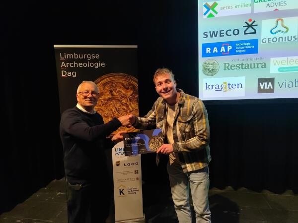 Bram Cleuskens uitgeroepen als archeologisch talent