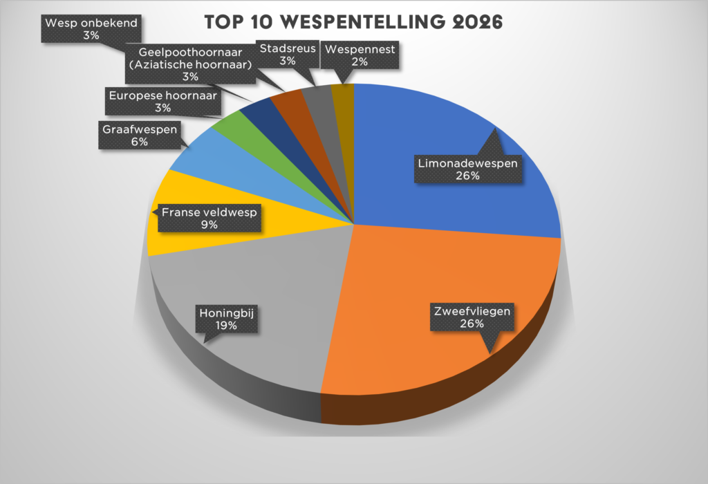 Top 10 wespentelling 2026